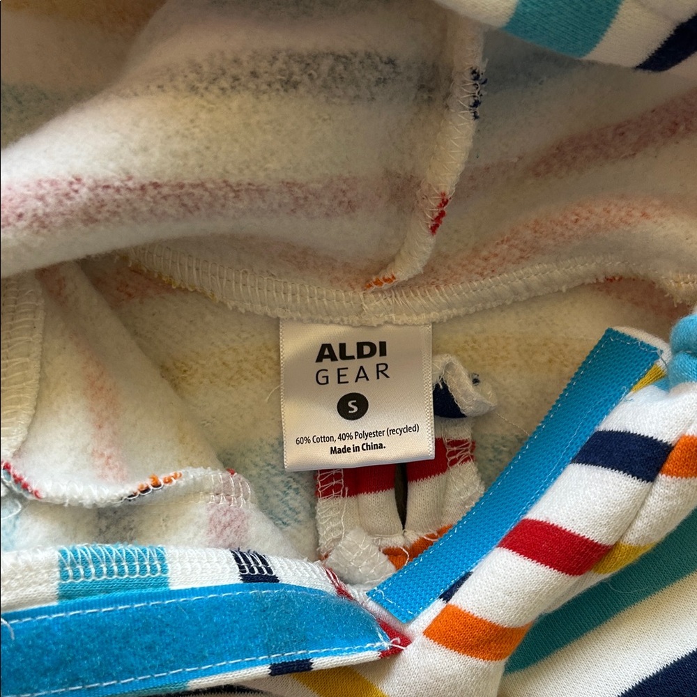Colorful Striped Pet Hoodie - Picture 3 of 3